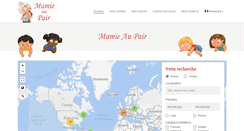 Desktop Screenshot of mamieaupair.fr