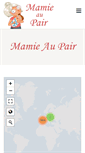 Mobile Screenshot of mamieaupair.fr